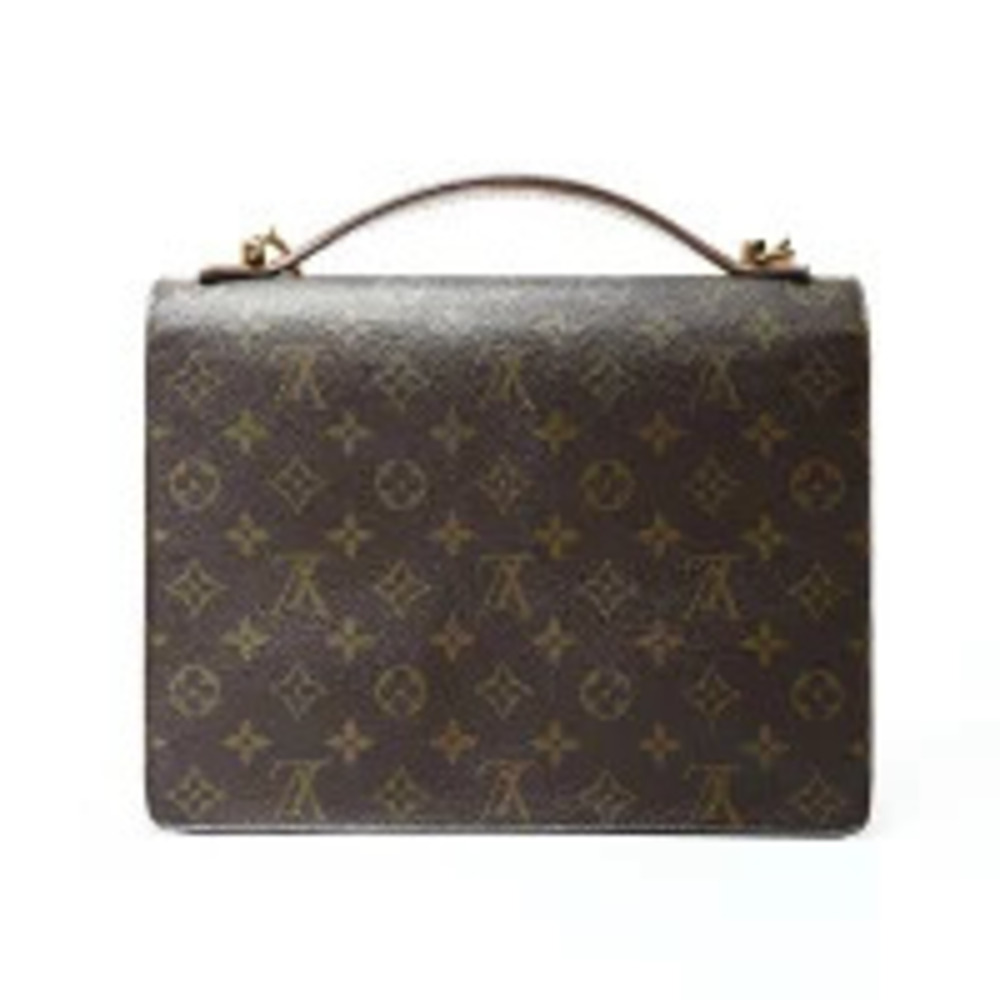 Louis Vuitton Bag Brown Monceau Shoulder Monogram